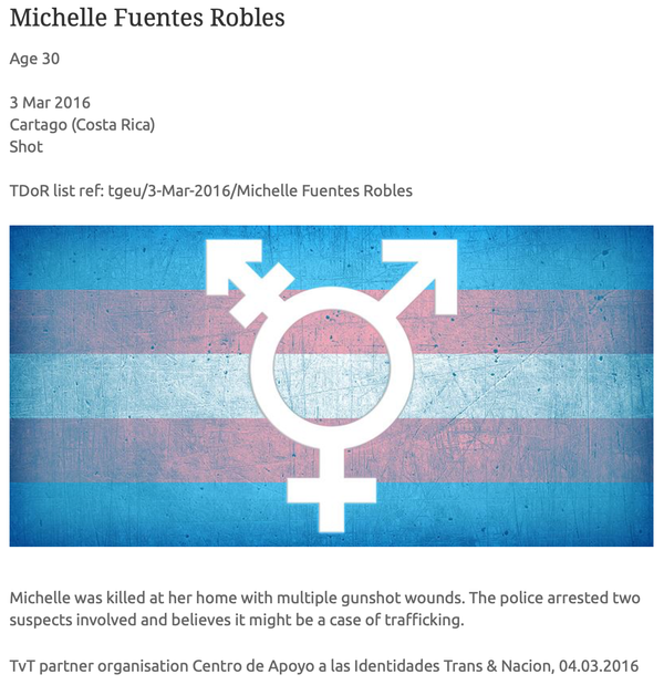 Murder of Michelle Fuentes Robles, age 30.
