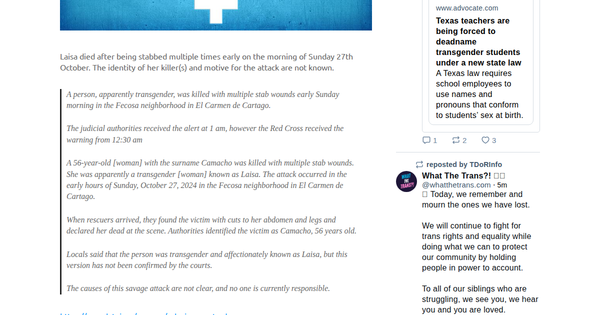 Murder of Laisa Camacho, age 56.