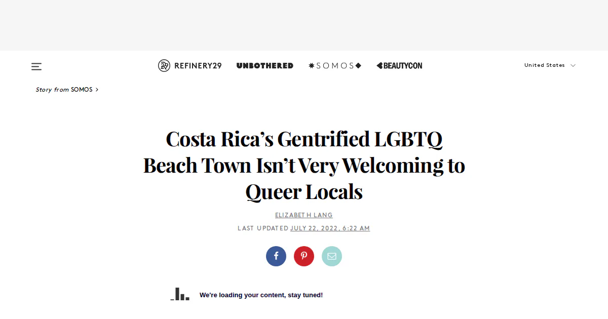 Costa Rica’s gentrified LGBTQ beach town isn’t welcoming to queer locals.