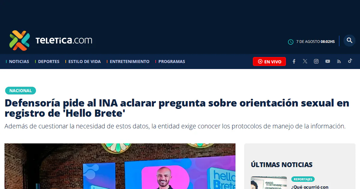 LGBTIQ+ organizations denounce the government's 'Hello Brete' platform for collecting sensitive data on sexual orientation and gender identity.